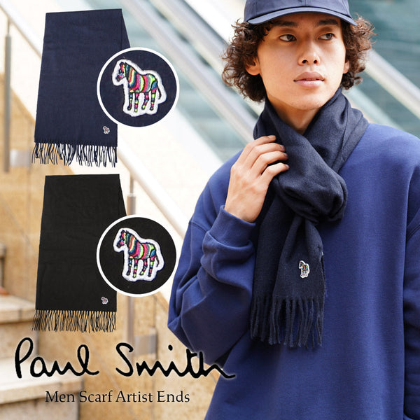 ポールスミス Paul Smith Men Scarf Ps Zebraマフラー OUTLET SALE_F cts