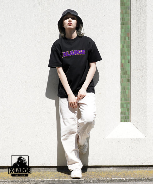 エクストララージ X-LARGE CHENILLE STANDARD LOGO ユニセックス半袖Tシャツ