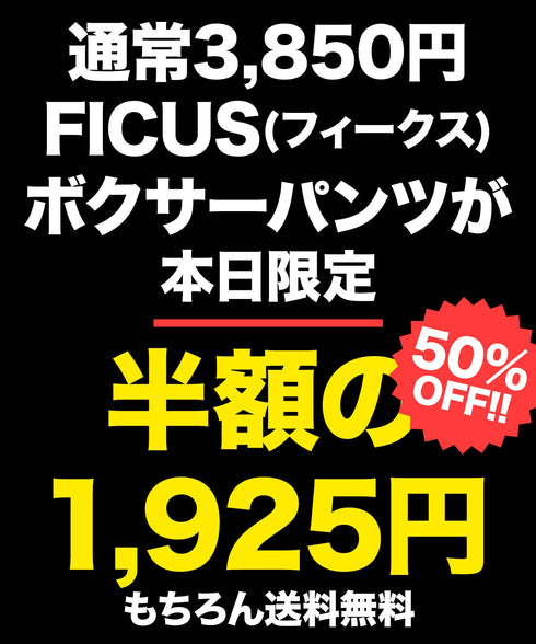フィークス FICUS 8/2 パンツの日特別 フィークスお試しガチャ 【メール便】 cts