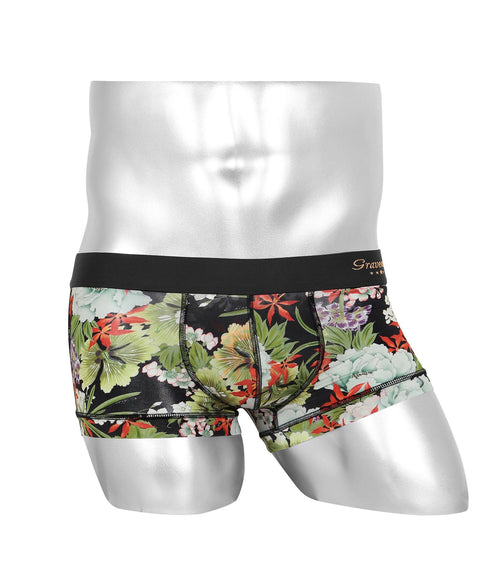 グレイブボールト Gravevault 千總 芙蓉百花 メンズ ローライズボクサーパンツ