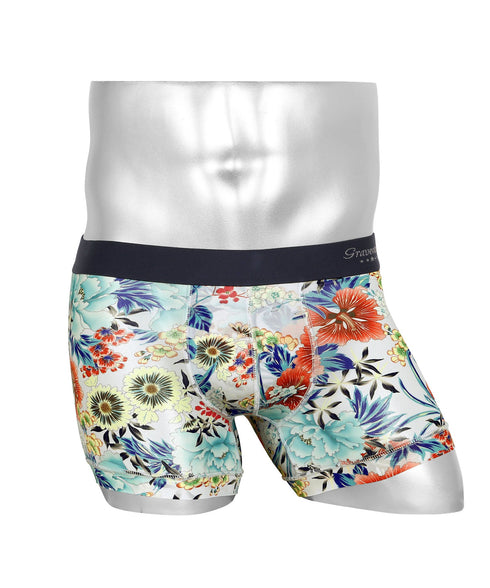 グレイブボールト Gravevault 千總 芙蓉百花 メンズ ショートボクサーパンツ