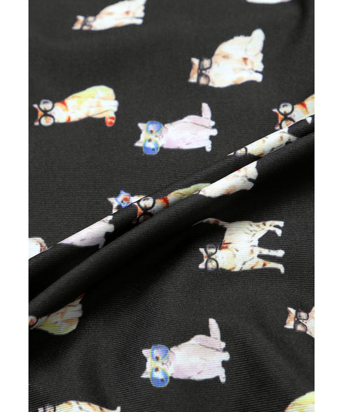 ポールアンドジョー PAUL&JOE ポリエステルベア天 猫総柄昇華 PT メンズ ボクサーパンツ 【メール便】