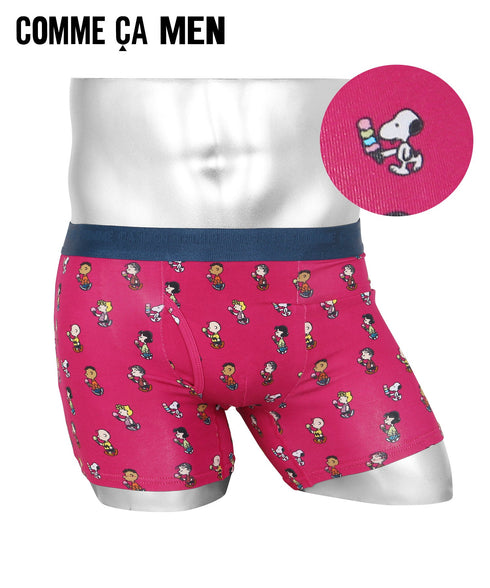 コムサメン COMME CA MEN ベア天 アイスクリームスヌーピー アーガイルスヌーピー PEANUTS SPORTS柄 PT メンズ ボクサーパンツ