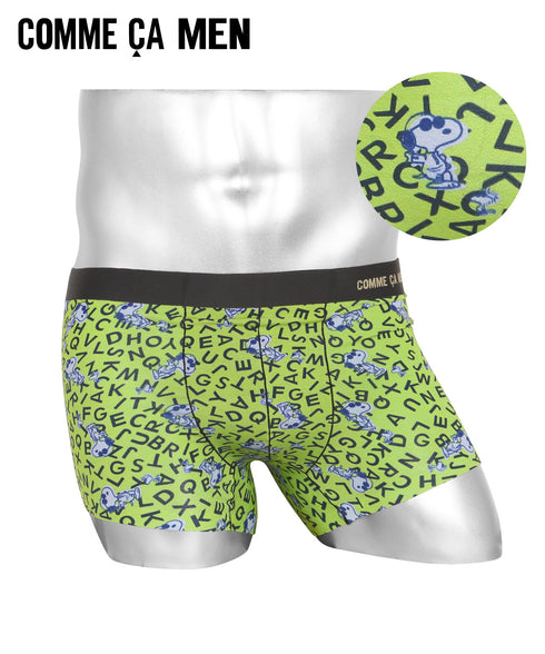 コムサメン COMME CA MEN ベア天 アイスクリームスヌーピー アーガイルスヌーピー PEANUTS SPORTS柄 PT メンズ ボクサーパンツ