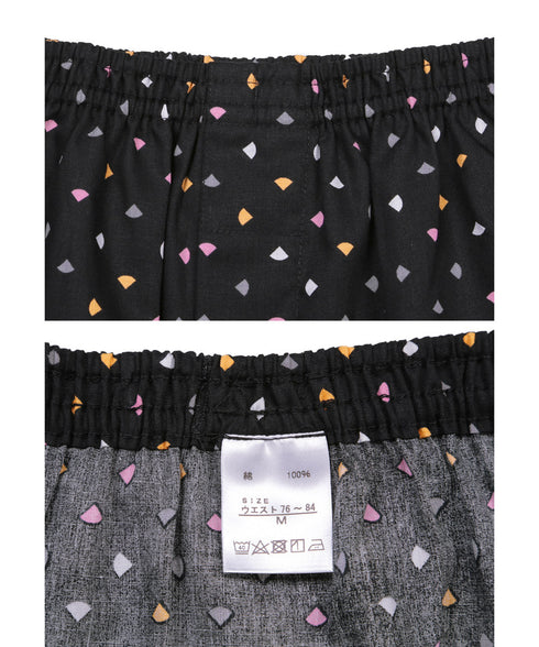 コムサメン COMME CA MEN ブロード 幾何学 小花 PT メンズ トランクス