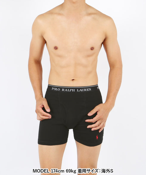 ポロ ラルフローレン POLO RALPH LAUREN バラ売り Classic Fit Cotton メンズ ロングボクサーパンツ 【メール便】