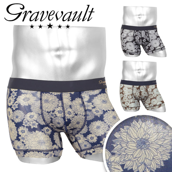 グレイブボールト Gravevault bloom メンズ ショートボクサーパンツ