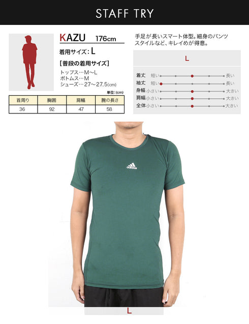 アディダス adidas Regular Standard メンズ 半袖 Tシャツ 【メール便】 cts