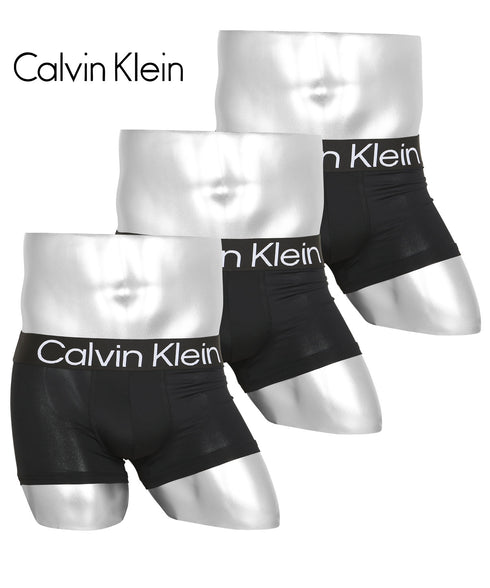 カルバンクライン Calvin Klein 【3枚セット】Bold Logo メンズ ローライズボクサーパンツ