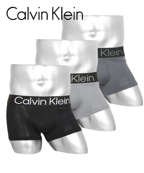 カルバンクライン Calvin Klein 【3枚セット】Bold Logo メンズ ローライズボクサーパンツ