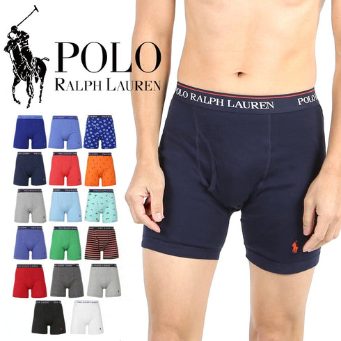 ポロ ラルフローレン POLO RALPH LAUREN Classic Fit Cotton メンズ ロングボクサーパンツ 【メール便】|下着 おしゃれ 人気 クリスマス プレゼント 彼氏