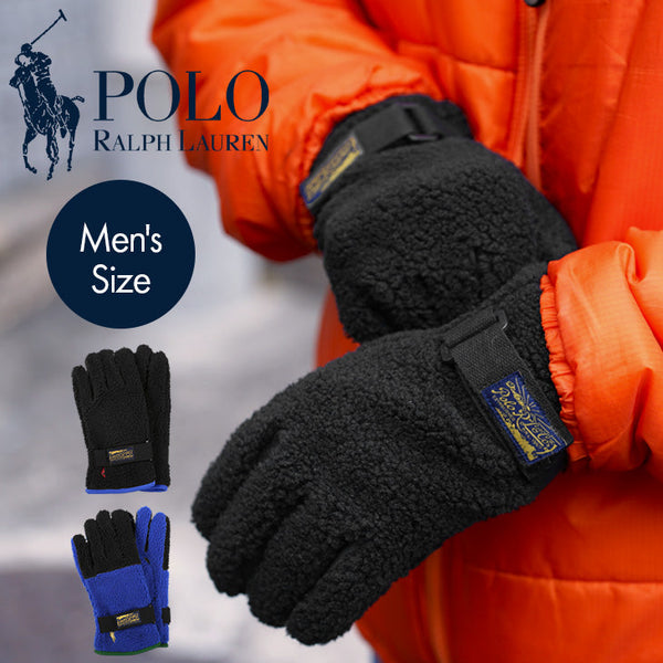 ポロ ラルフローレン POLO RALPH LAUREN HIGH-PILE FLEECE COMBO メンズ 手袋 cts