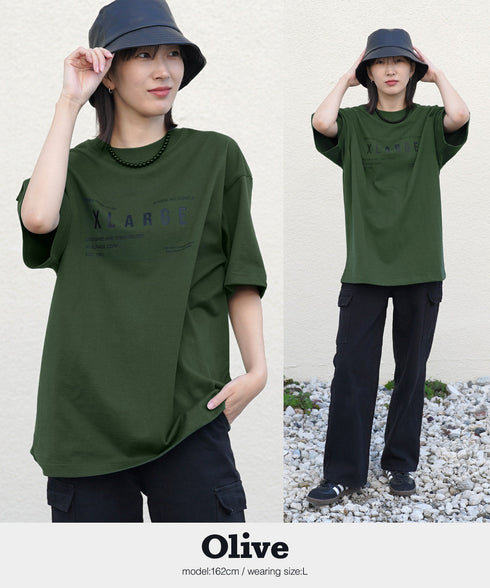 エクストララージ X-LARGE HEAVYWEIGHT MILITARY メンズ 半袖Tシャツ 【メール便】|ユニセックス おしゃれ 人気 クリスマス プレゼント 彼氏