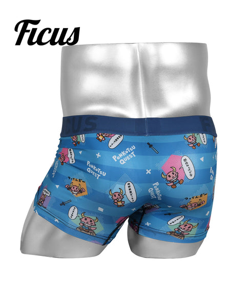 ボーダースタンプブルー