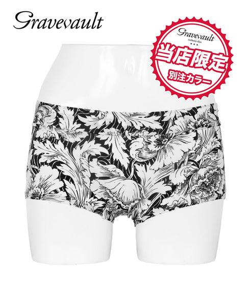 グレイブボールト Gravevault FLOWER レディース ボクサーショーツ 【メール便】