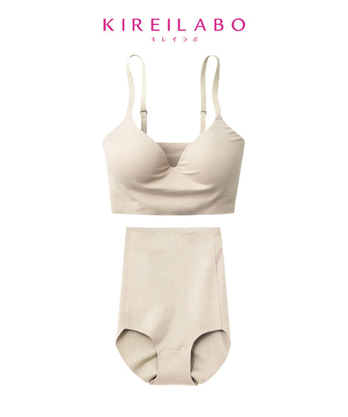 グンゼ GUNZE KIREILABO Fitte レディース ブラ&ショーツ 上下セット