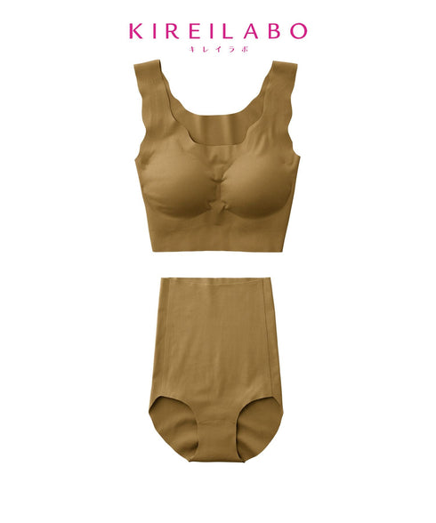 グンゼ GUNZE KIREILABO Fitte レディース ナイトブラ&ショーツ 上下セット|下着 セットアップ おしゃれ 人気 クリスマス プレゼント 彼女