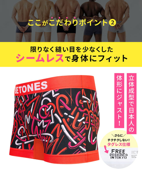 ビトーンズ BETONES CIRCLE OF WISDOM メンズ ボクサーパンツ 【メール便】