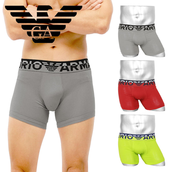 エンポリオ アルマーニ EMPORIO ARMANI MEGALOGO メンズ ロングボクサーパンツ OUTLET SALE_F cts