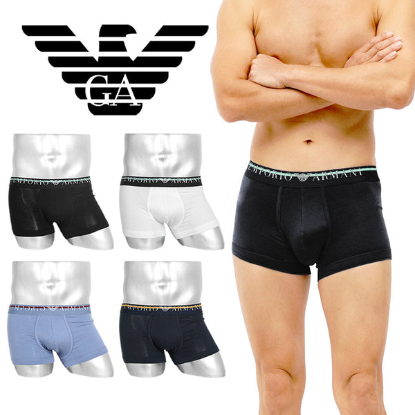 エンポリオ アルマーニ EMPORIO ARMANI UNDERLINED LOGO メンズ ローライズボクサーパンツ cts