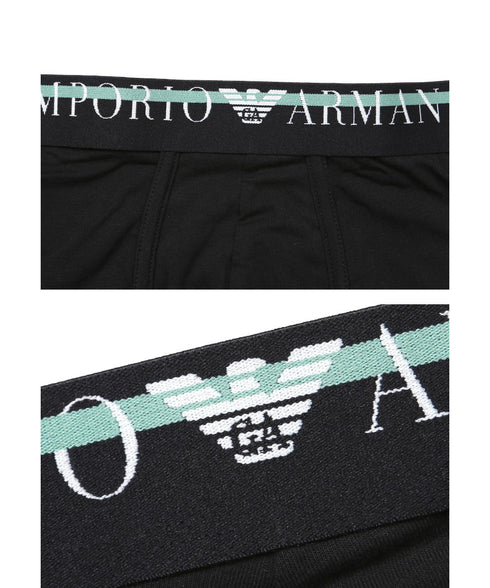 エンポリオ アルマーニ EMPORIO ARMANI UNDERLINED LOGO メンズ ローライズボクサーパンツ cts