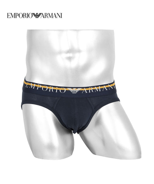 エンポリオ アルマーニ EMPORIO ARMANI UNDERLINED LOGO メンズ ブリーフ 【メール便】 OUTLET SALE_F cts