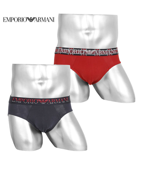 エンポリオ アルマーニ EMPORIO ARMANI 【2枚セット】TARTAN GIFT BOX メンズ ブリーフ cts