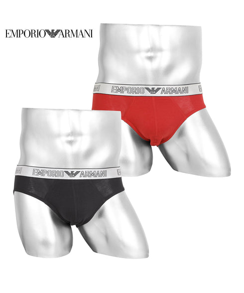 エンポリオ アルマーニ EMPORIO ARMANI 【2枚セット】TARTAN GIFT BOX メンズ ブリーフ cts