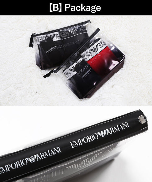 エンポリオ アルマーニ EMPORIO ARMANI 【2枚セット】TARTAN GIFT BOX メンズ ブリーフ cts