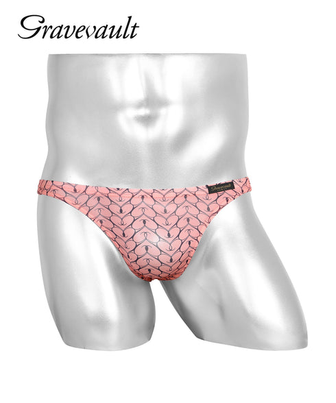 グレイブボールト Gravevault graphicheart メンズ Tバック 【メール便】