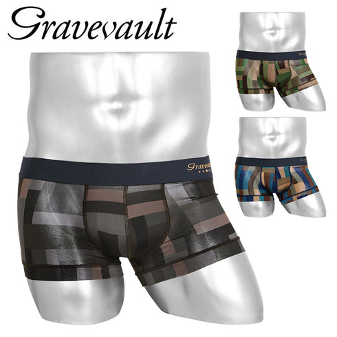 グレイブボールト Gravevault Modern camou メンズ ローライズボクサーパンツ 【メール便】