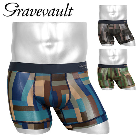 グレイブボールト Gravevault Modern camou メンズ ショートボクサーパンツ 【メール便】