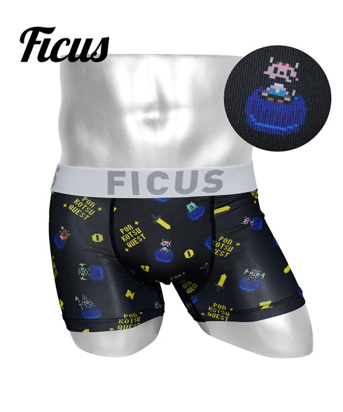 フィークス FICUS ポンコツクエスト コラボ メンズ ボクサーパンツ 【メール便】|下着 キャラクター おしゃれ 人気 クリスマス プレゼント 彼氏 cts