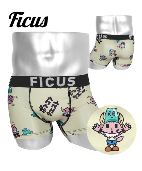 フィークス FICUS ポンコツクエスト コラボ メンズ ボクサーパンツ 【メール便】 cts