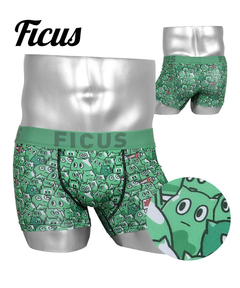 フィークス FICUS ポンコツクエスト コラボ メンズ ボクサーパンツ 【メール便】 cts