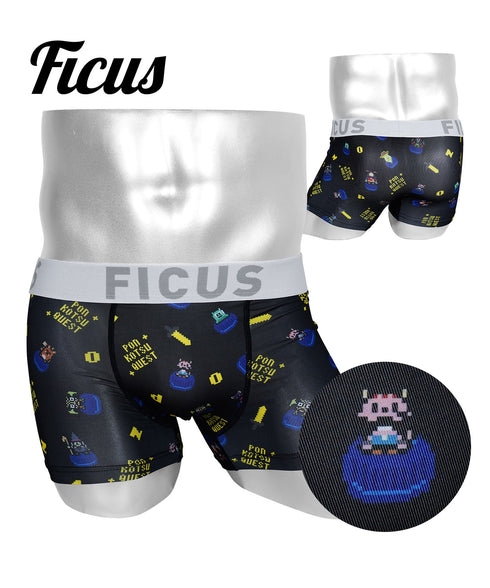 フィークス FICUS ポンコツクエスト コラボ メンズ ボクサーパンツ 【メール便】 cts