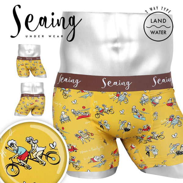 シーング Seaing MOM&DAD メンズボクサーパンツ