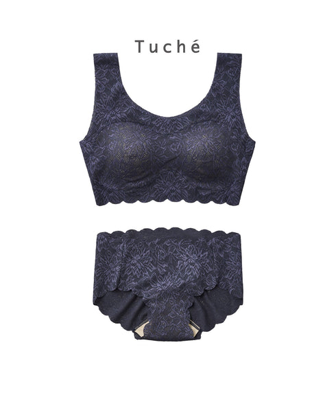 グンゼ GUNZE Tuche cherish moon レディース ブラ&ショーツ 上下セット