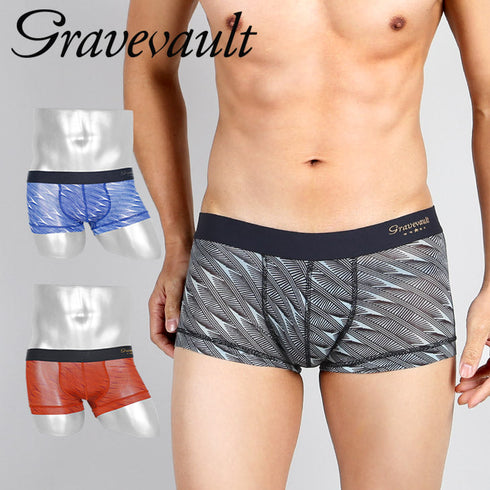 グレイブボールト Gravevault DOMINO メンズ ローライズ ボクサーパンツ 【メール便】