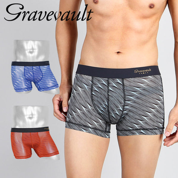 グレイブボールト Gravevault DOMINO メンズ ショート ボクサーパンツ 【メール便】