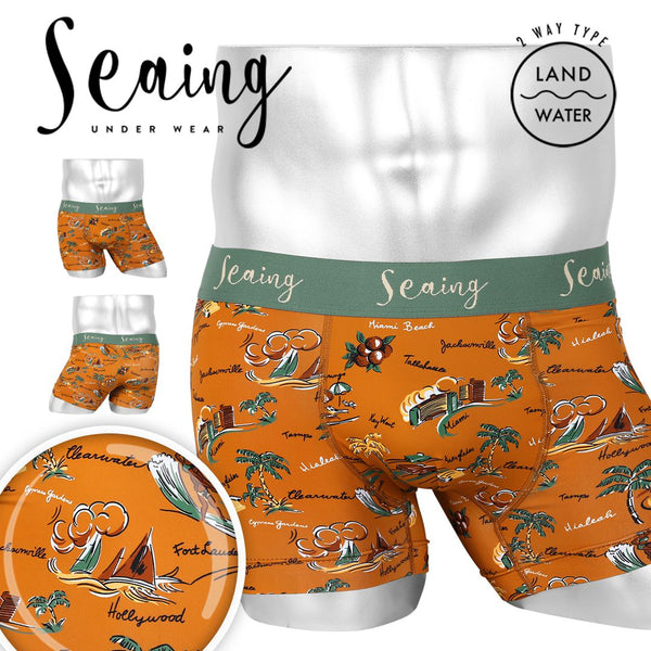 シーング Seaing CLASSIC ALOHA メンズボクサーパンツ 【メール便】