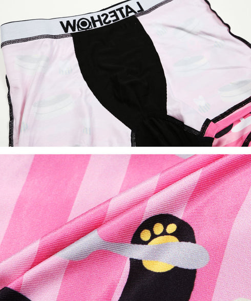 レイトショー LATESHOW BEAR BEE & PANCAKE メンズ ボクサーパンツ 【メール便】