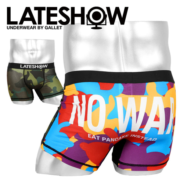 レイトショー LATESHOW No War メンズ ボクサーパンツ 【メール便】