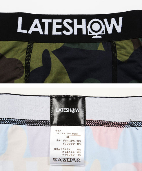 レイトショー LATESHOW No War メンズ ボクサーパンツ 【メール便】