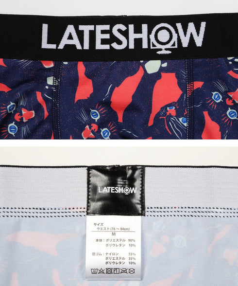 レイトショー LATESHOW screaming cat メンズ ボクサーパンツ 【メール便】