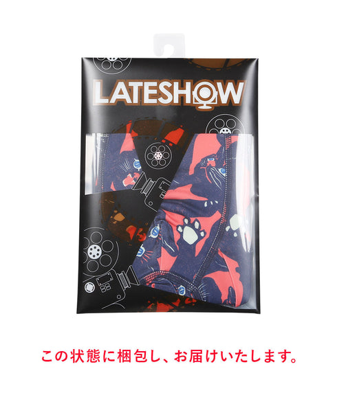 レイトショー LATESHOW screaming cat メンズ ボクサーパンツ 【メール便】