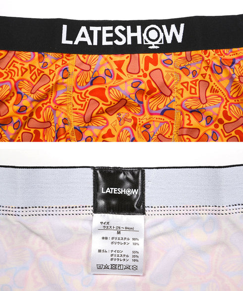 レイトショー LATESHOW mountain of mushrooms メンズ ボクサーパンツ 【メール便】