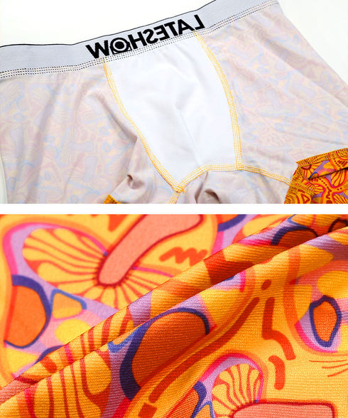 レイトショー LATESHOW mountain of mushrooms メンズ ボクサーパンツ 【メール便】