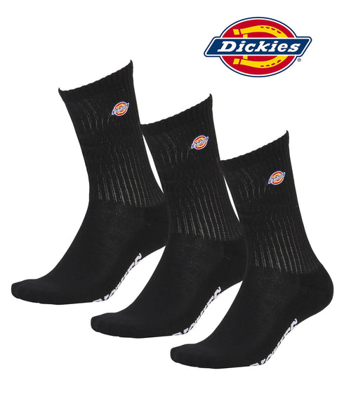 ディッキーズ Dickies 3足セット ロゴ刺繍底パイル レディース ソックス 【メール便】 cts