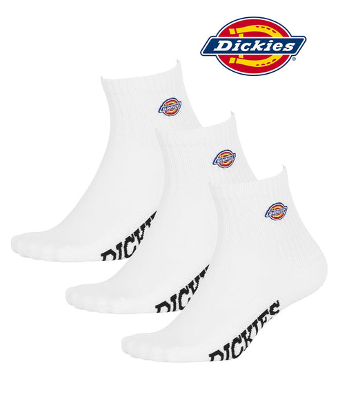 ディッキーズ Dickies 3足セット ロゴ刺繍底パイル レディース ソックス 【メール便】 cts
